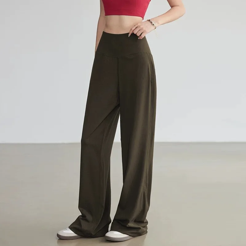 Women'S Fashion Trousers - Fitness Women's Loose Straight Sports Pants