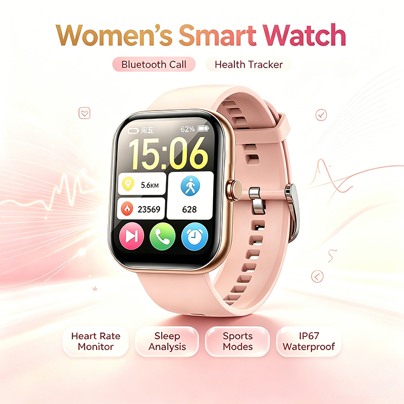 Turkey Women Fashion - Women Smart Watch BT Call Heart