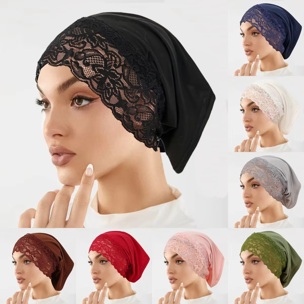 Women'S Fashion Headbands - Muslim Headwear Inner Hijab Undercap With