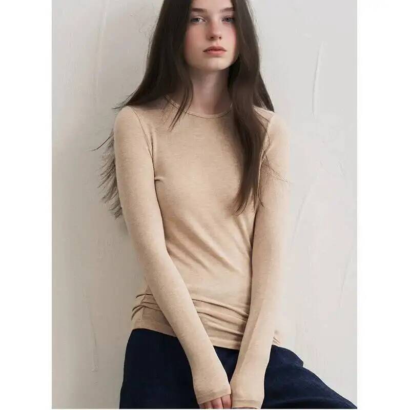 Women'S Fashion Q - Women Cashmere Blend Long Sleeve Top