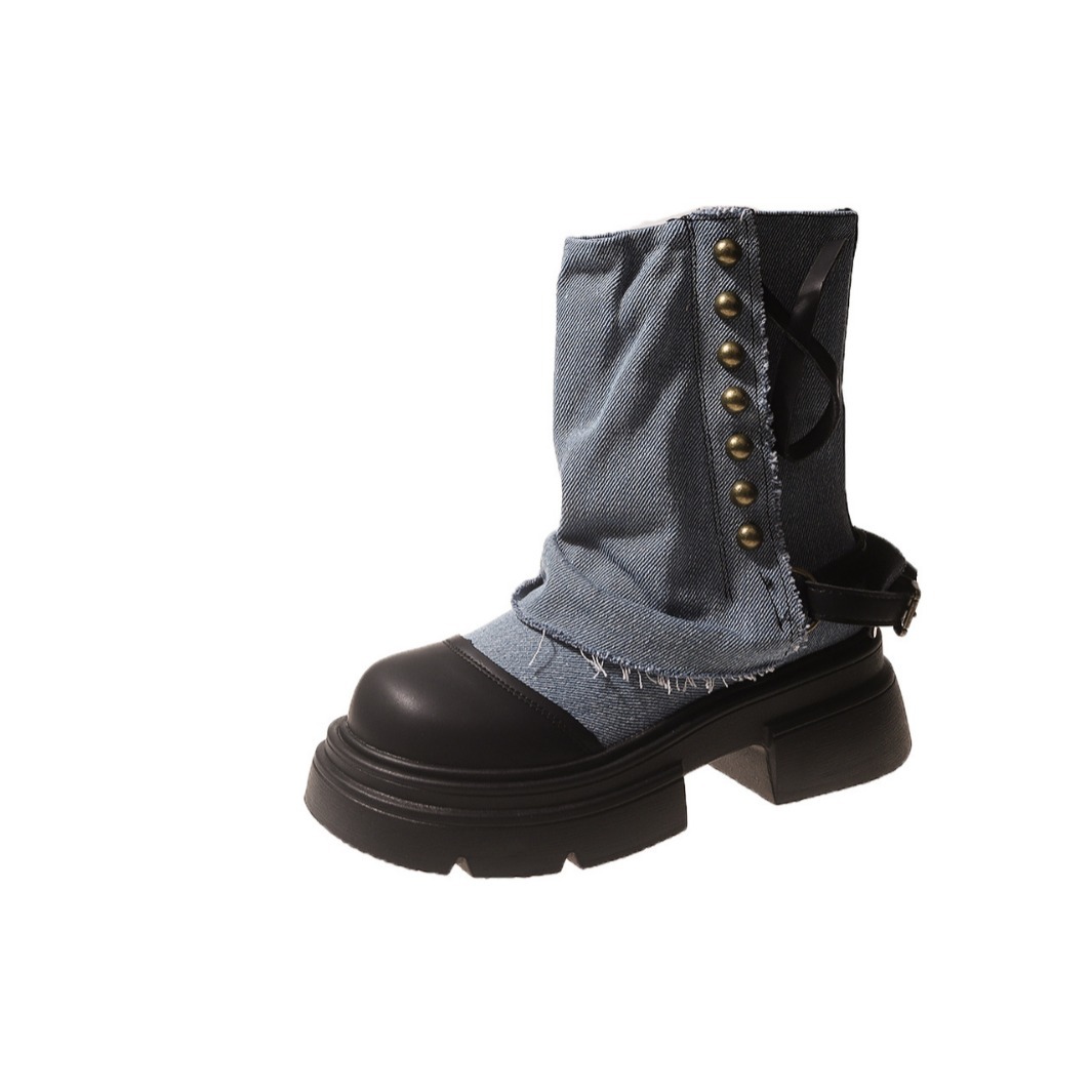 Women Boots British Fashion Pa - Women'S Fashion Trousers 评论和价格