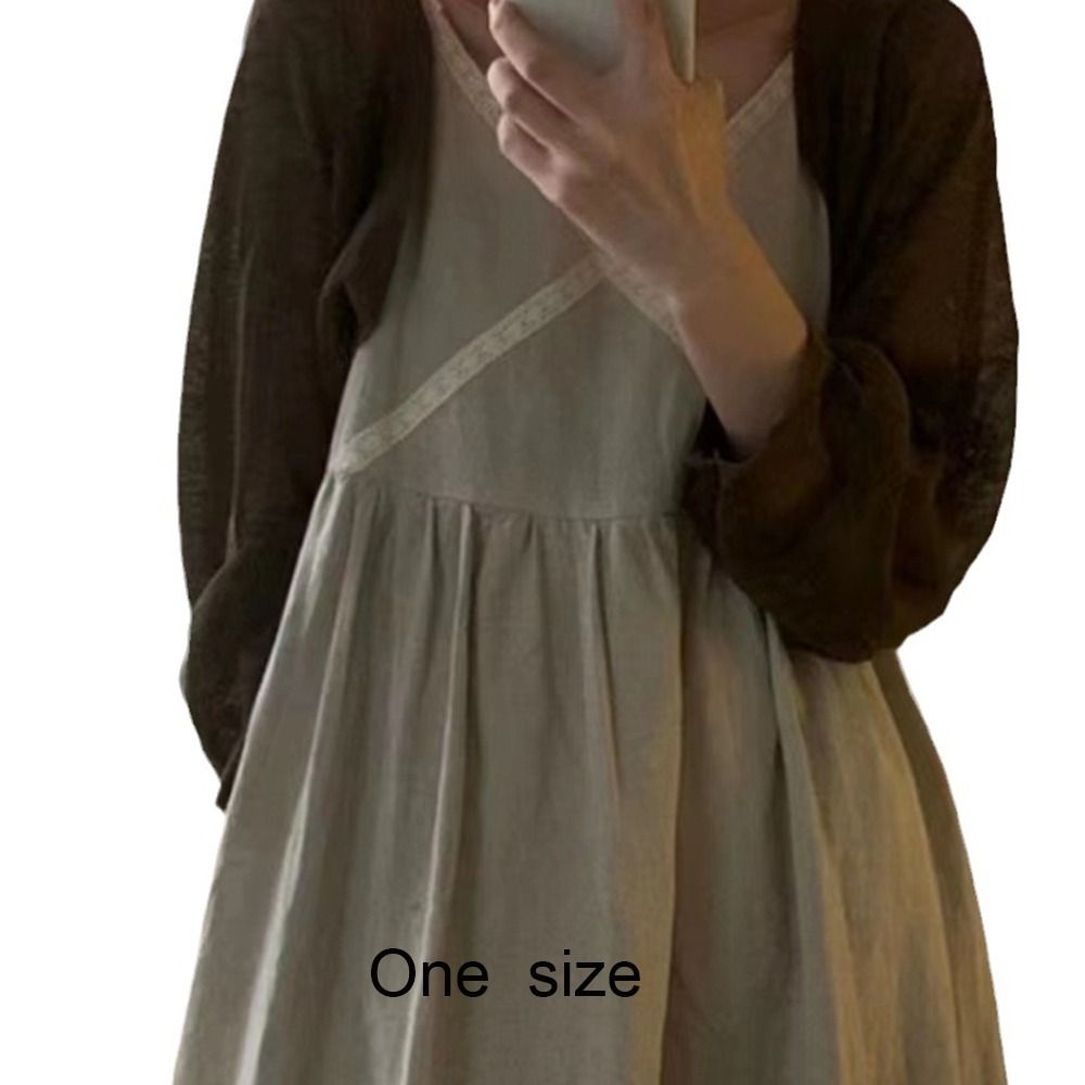 New Thin Sunscreen Cardigan Ru - Women'S Fashion Long Coat 评论和价格