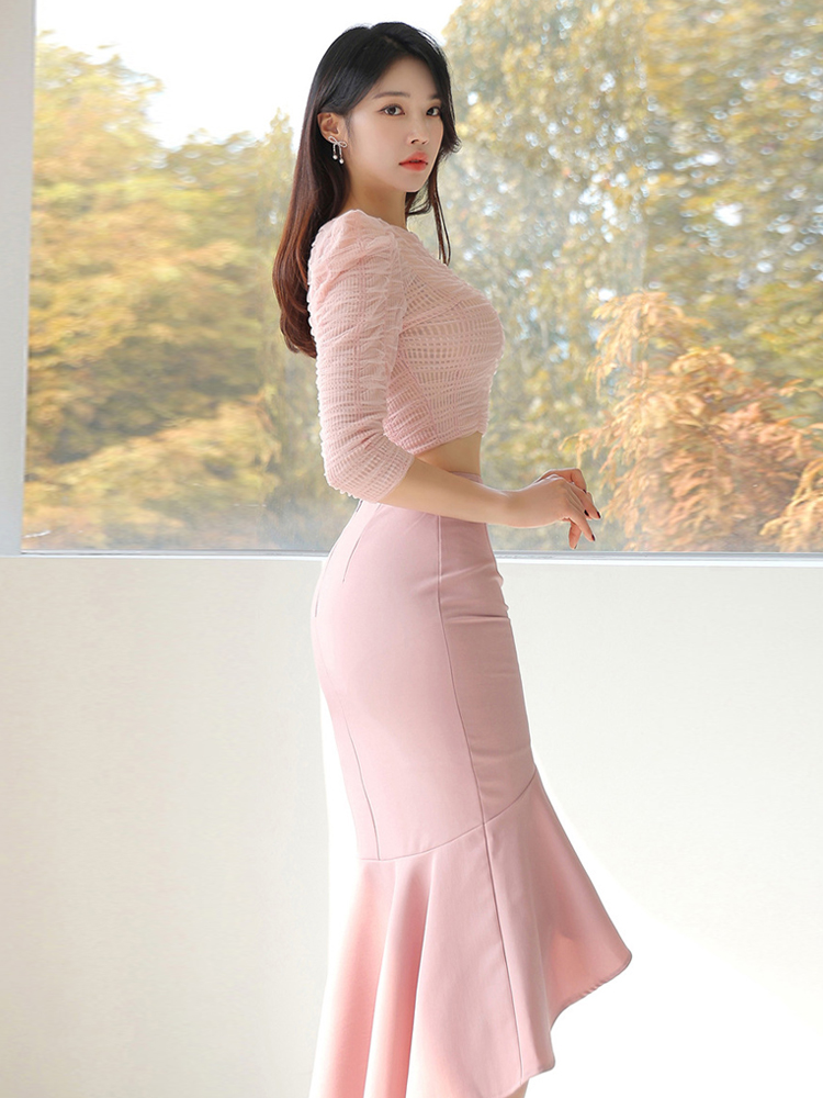New Fashion Sexy Pink Sweet 2  - Women'S Fashion Long Coat 评论和价格