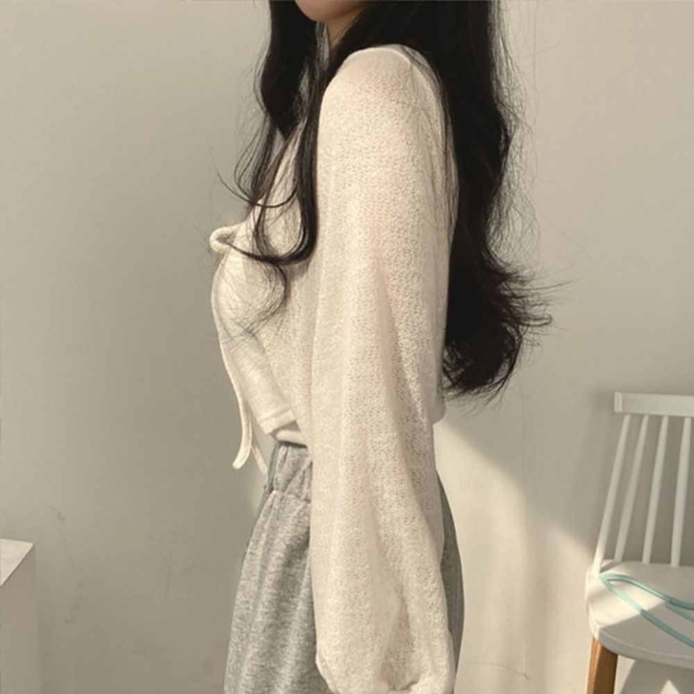 Fashion Thin Fabric Knitted Ca - Women'S Fashion Knitwear 评论和价格