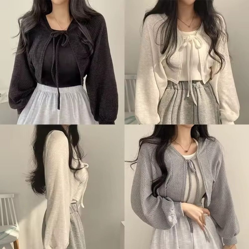 Fashion Thin Fabric Knitted Ca - Women'S Fashion Knitwear 评论和价格