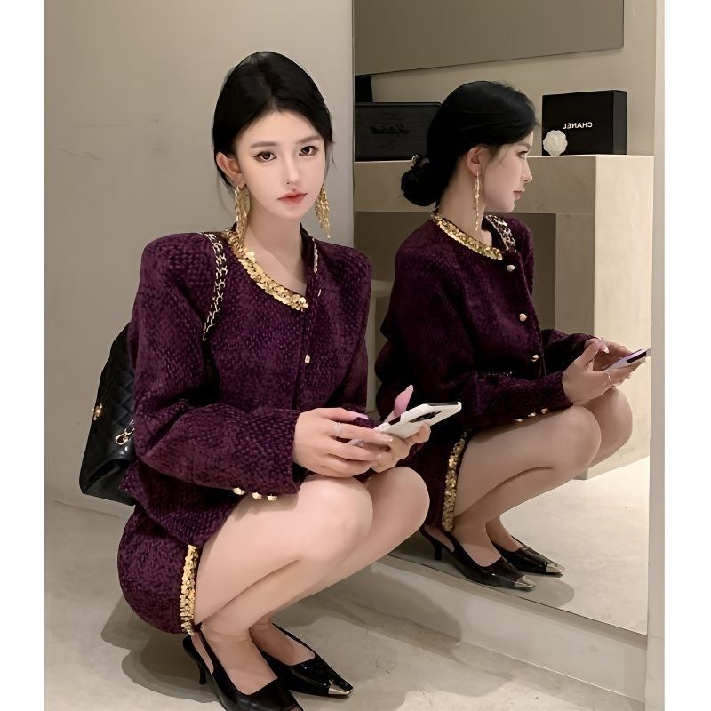 New Fashion Sequined Autumn Wi - Women'S Fashion Long Coat 评论和价格