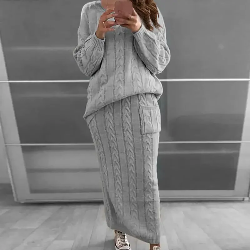 Sweater Women Set Autumn and W - Women'S Fashion Knitwear 评论和价格