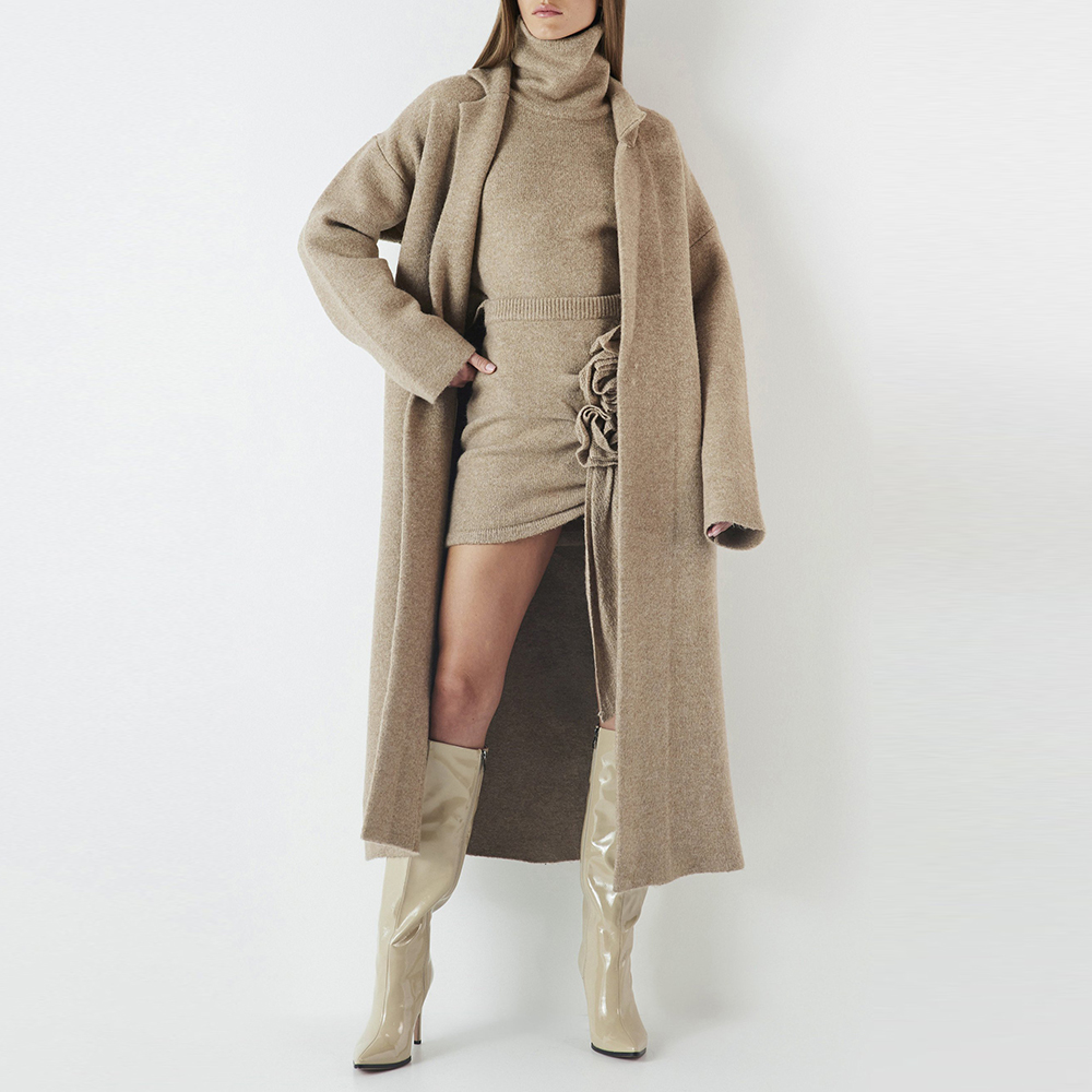 TWOTWINSTYLE Three Piece Set F - Women'S Fashion Long Coat 评论和价格