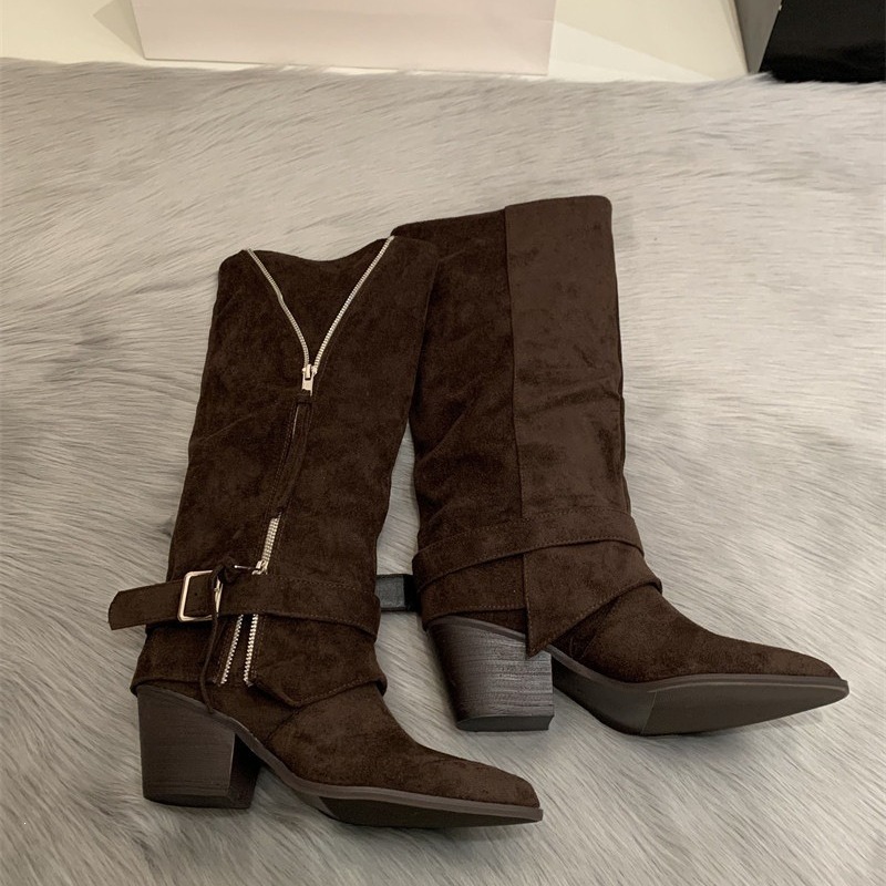 Women's Boots Vintage Suede Le - Women'S Fashion Trousers 评论和价格