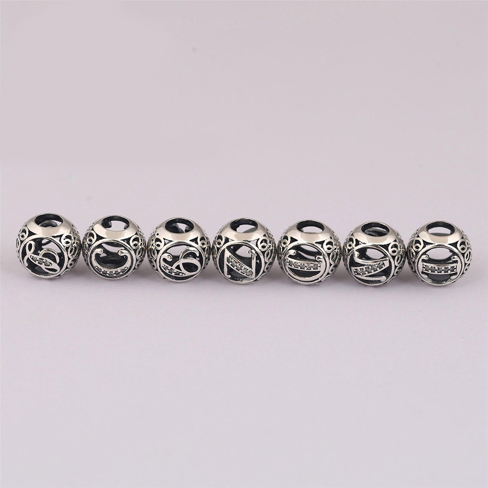 925 Sterling Silver Bead Alpha - Women'S Fashion From The 20S 评论和价格