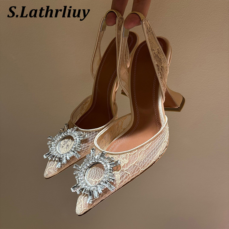 Sandals Rhinestone Flower Poin - Women'S Fashion Q 评论和价格