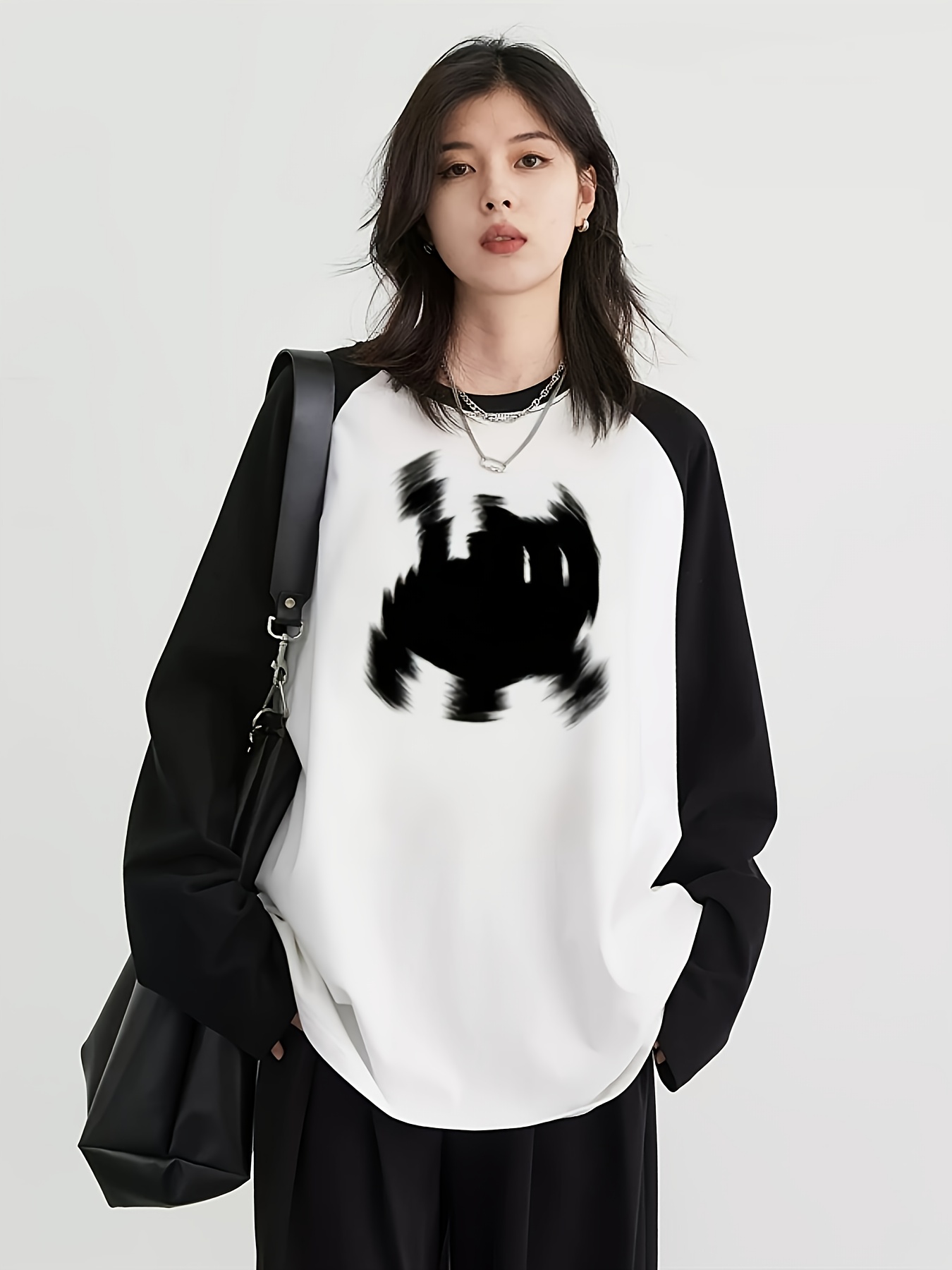 Y2K Women's Raglan Long Sleeve - Women'S Fashion Q 评论和价格
